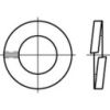 DIN 127b Arandela Elástica De Seguridad Aluminio 