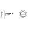 DIN 7504l Tornillo Autotaladrante Con Cabeza Hexagonal Y Ranura Zincado 