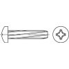 DIN 7516a Tornillo Autocortante Cabeza Plana Elevada Zincado 