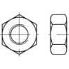 Din 934 Tuerca Hexagonal Rosca Métrica Fina Acero / Sin Acabado 10