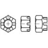 DIN 935 Tuerca Hexagonal Almenada Acero 6/8