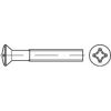 DIN 966 Tornillo Cabeza Avellanada Abombada Cruciforme Acero Inoxidable A2 