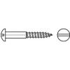 DIN 96 Tornillo Para Madera Cabeza Redondeada Con Ranura Latón 