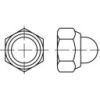 DIN 986 Tuerca Hexagonal de Seguridad Sombrerete Métrica Fina Anillo de Nylon Acero Zincado 6/8