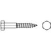 DIN 571 Tornillo Cabeza Hexagonal Para Madera Acero Inoxidable A2 