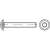 ~ ISO 7380-2 Torx Tornillo Cabeza Redondeada Con Hexágono Interior Ulf Con Collar Acero Inoxidable A2 